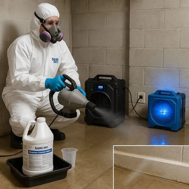 Sanitization and Odor Removal process in Arial, SC