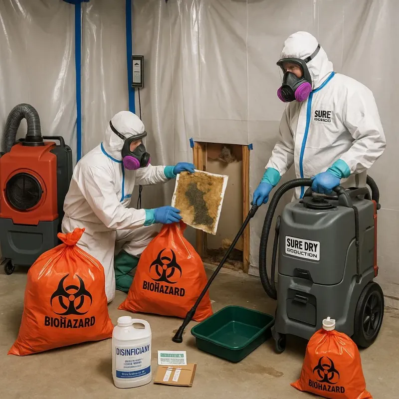 Contaminated Water Handling Protocols process in Arial, SC
